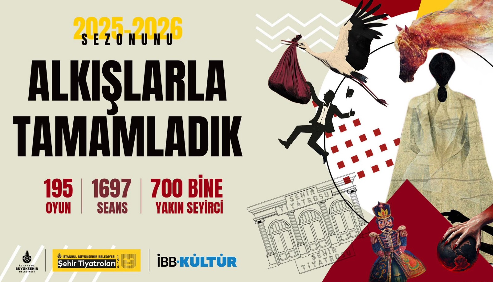 Şehir Tiyatroları 700 bin seyirciye ulaştı